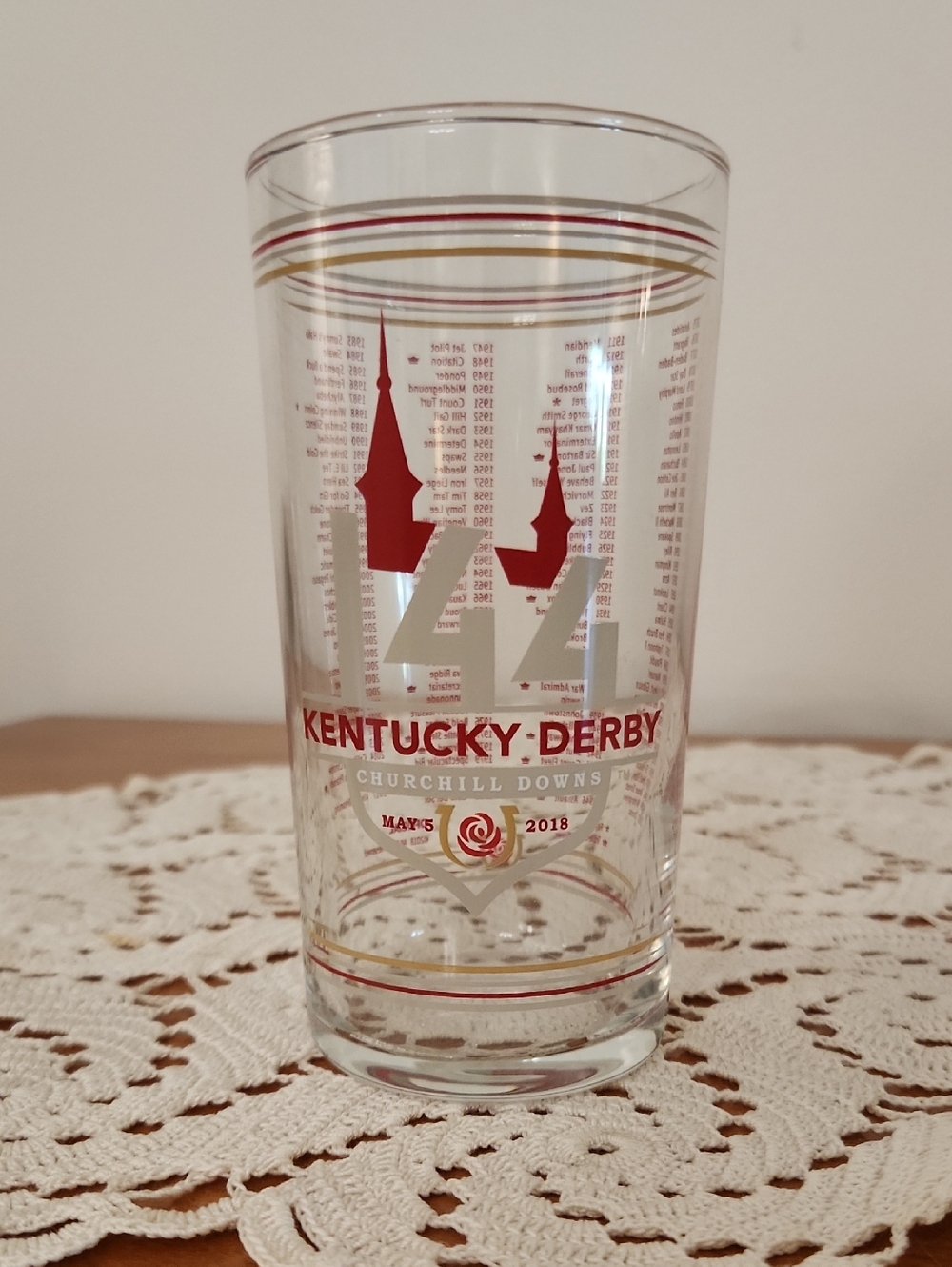 Kentucky Derby Glass - 2018